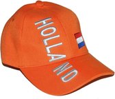 Oranje fan artikelen Baseball cap Holland voor supporters - voor volwassenen - Feestartikelen