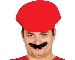 Voordelige rode loodgieters pet voor volwassenen