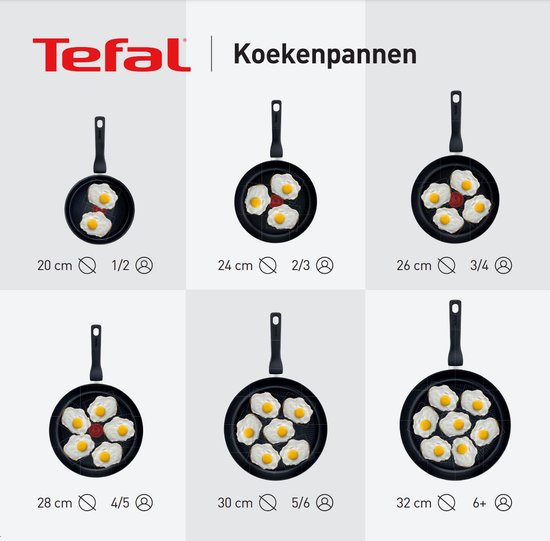 Tefal Easy Chef - Koekenpan - Ø24 cm - Geschikt voor Inductie - Anti-aanbaklaag