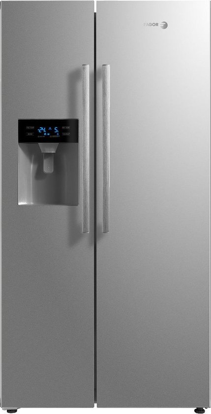 Koelkast: Fagor FRM520WDX - Amerikaanse koelkast 516 L - Water + ijsdispenser, van het merk Fagor