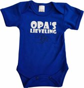Body bleu avec "Grandpa's Favorite" - taille 68 - grand-père, baby shower, enceinte, cadeau, cadeau de baby shower, drôle, cadeau, bébé, texte, bodieke