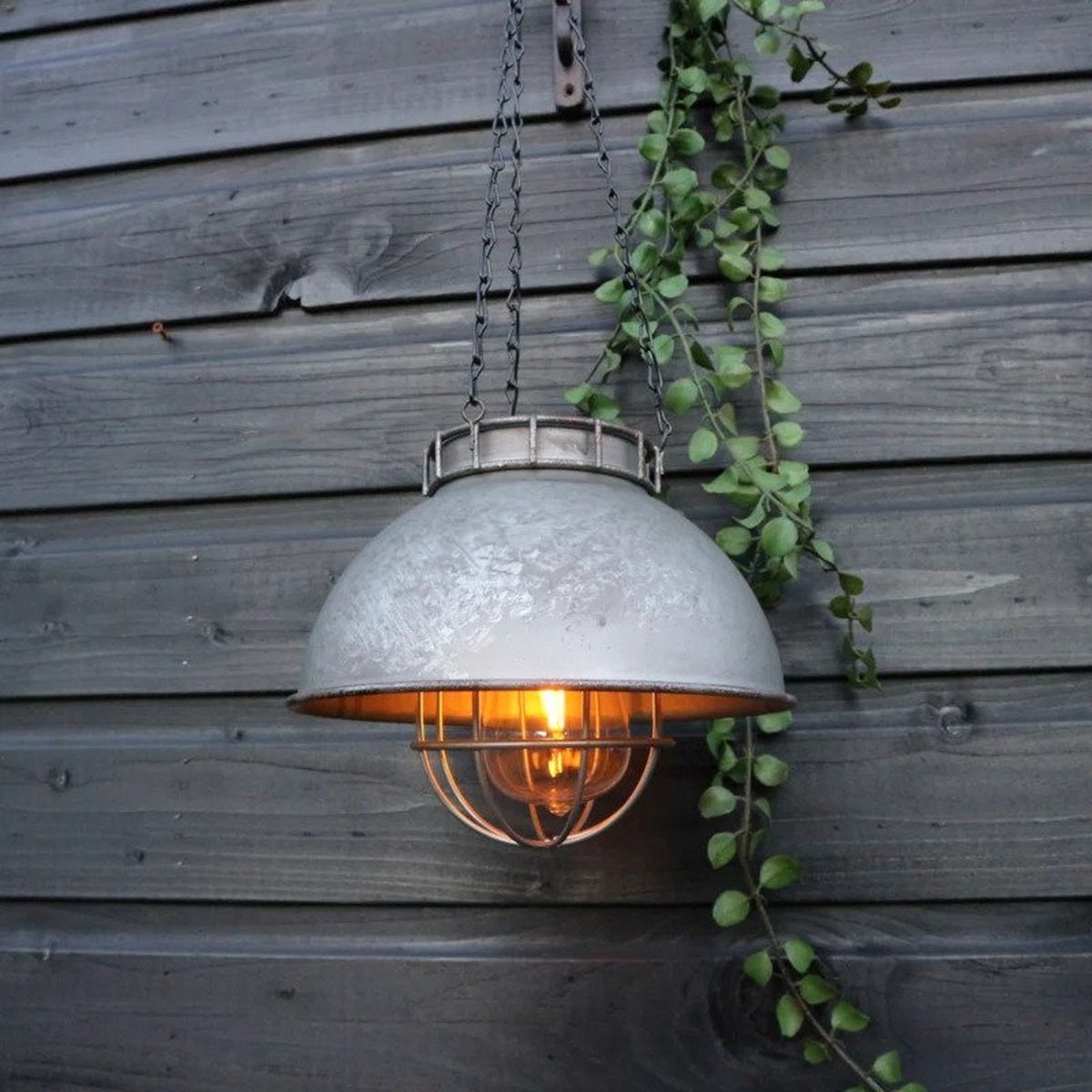Solar hanglamp | Tuinverlichting | Zilver | Industrieel
