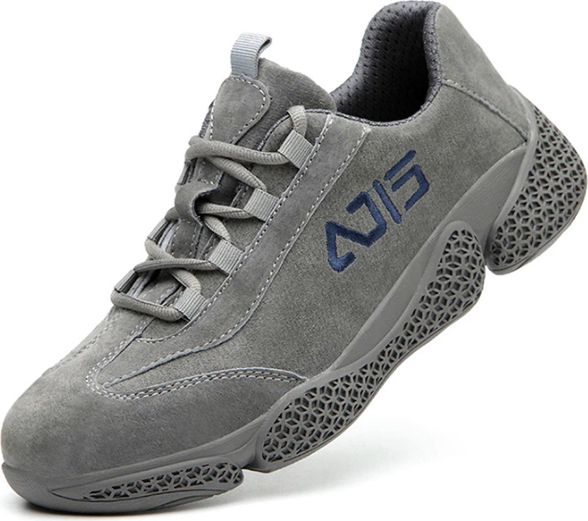 Werkschoenen - 42 - Dames / Heren - ZX Fashion - Lederen Veiligheidsschoenen - Schoenen voor werk - Werkende laarzen - Beschermende schoenen - Anti ippact - Onmenkijable Sole - Anti slip - Beschermende neus - Beschermende zool