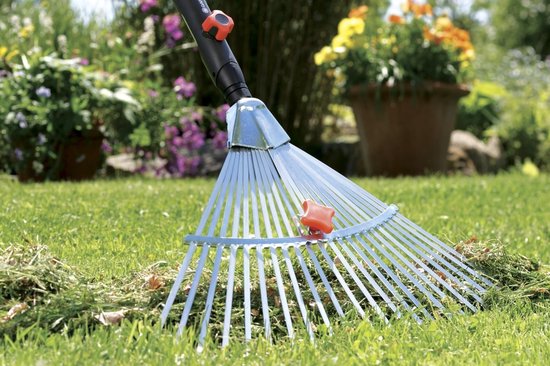 GARDENA Combisystem bladhark Hark - Werkbreedte verstelbaar 30/50 cm - Aanbevolen steellengte 130 cm van GARDENA — afbeelding 2