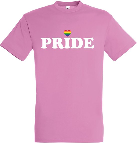 T-shirt Pride met hartje | Regenboog vlag | Gay pride kleding | Pride shirt | |