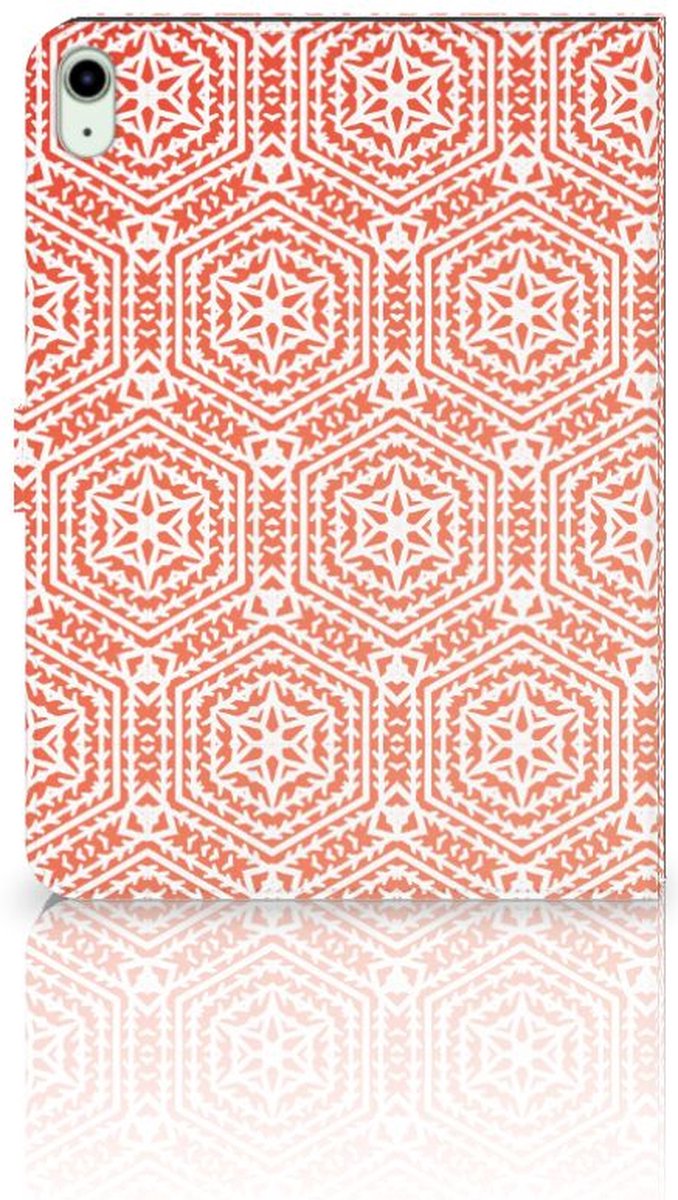 iPad Air (2020/2022) 10.9 inch Tablet Hoes Pattern Orange