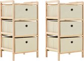 vidaXL-Opbergrekken-met-3-stoffen-manden-2-st-cederhout-beige