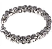 Armband-Stainless steel- 22 cm- Schakel- Charme Bijoux
