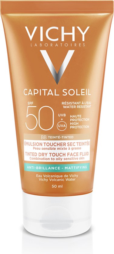 Vichy Idéal Soleil BB Dry Touch Zonnebrand crème SPF 50