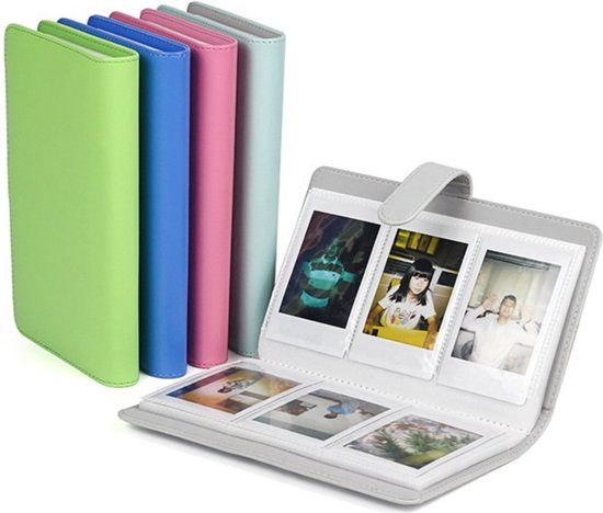 64 Taschen Mini-Fotoalbum, Passt für Fujifilm Instax Mini-Kamera