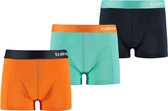 Apollo Jongensondergoed 3 Bamboe Boxershorts Multi Ocean Maat 110/116