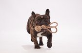 Henneptouw speelgoed - Rabbit - maat S - 100% natuurlijk - duurzaam - ecologisch en veilig speelgoed voor je hond -handmade in EU