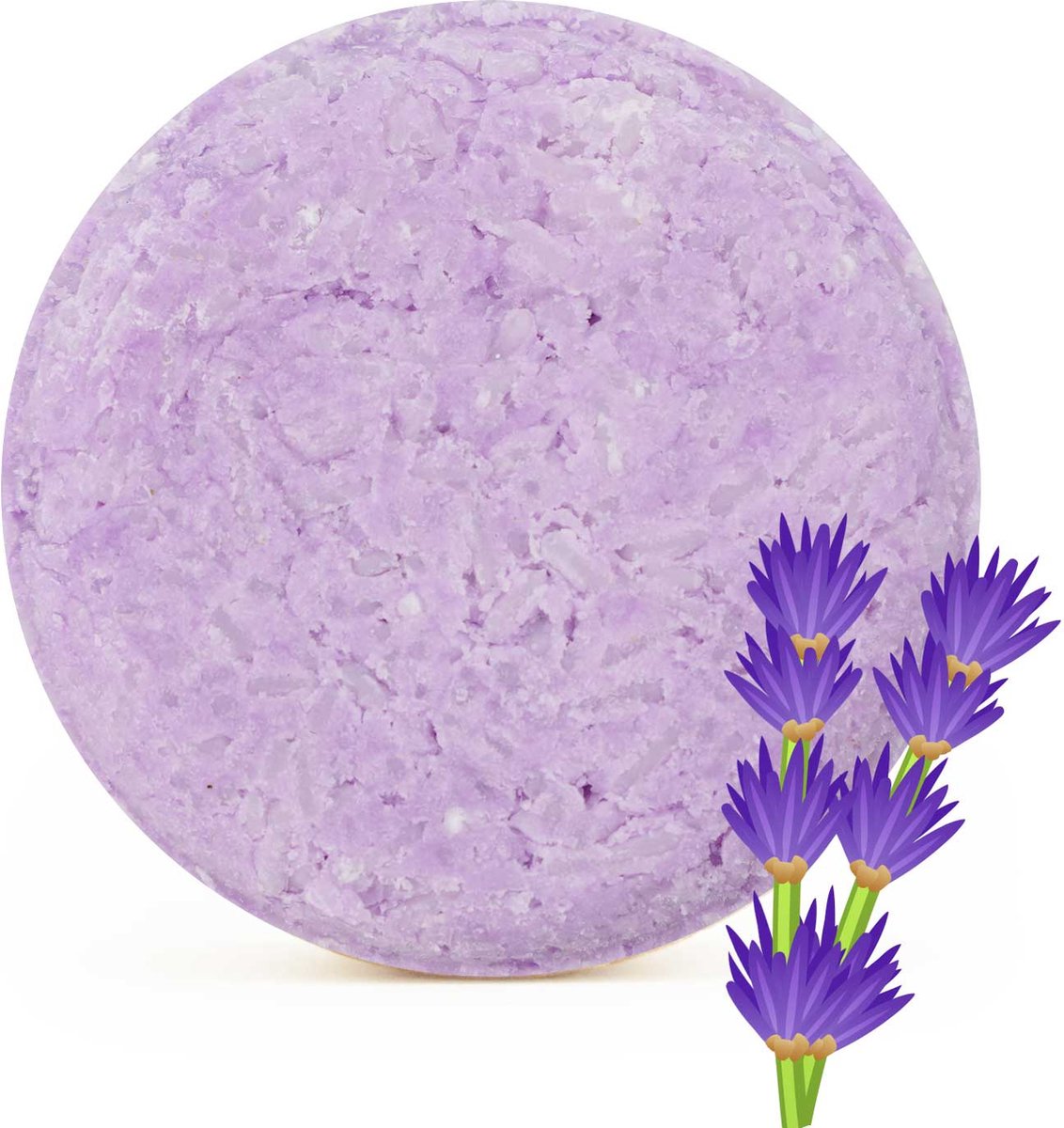 Shampoo Bar Lavendel 65g - Anti-roos - Neutraal tot vet haar - Zero Waste - Bamboozy