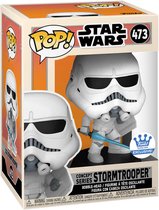 Funko POP! - Série Concept Exclusive Stormtrooper Bobblehead - Star Wars - 10,8 cm - #473 - plastique