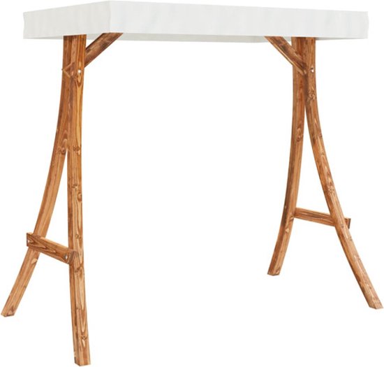 Houten relax schommelstoel 117 x 89 x 93 cm. Type: Teak - , voordelig en snel