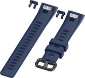 Siliconen bandje - geschikt voor Huawei Band 3 Pro / Band 4 Pro - marineblauw