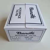 Banok textielpins/riddersporen 40mm standaard PP - per doosje van 5000 stuks - USP 40