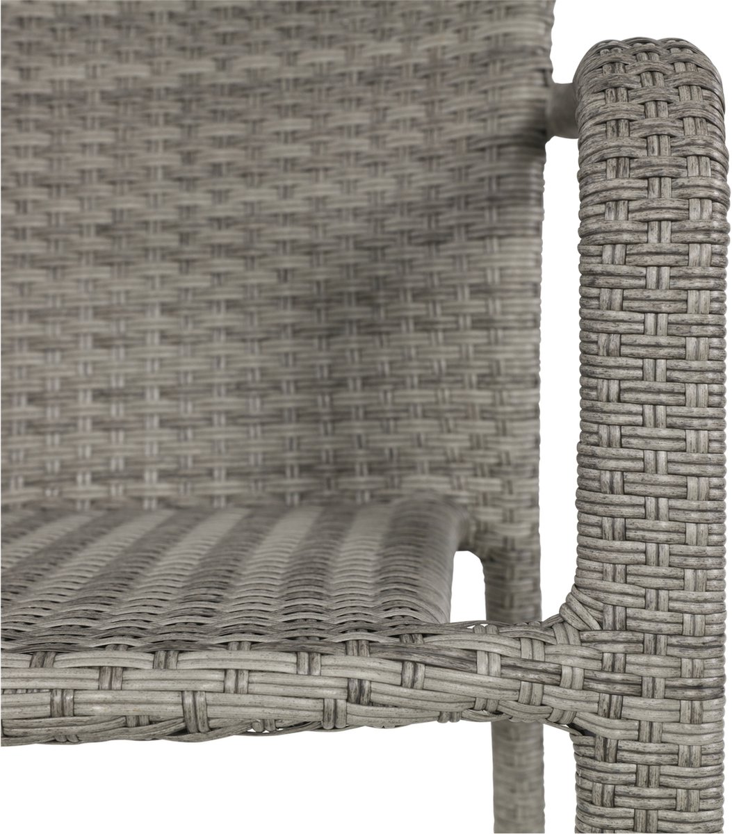 Lesli Living Sol stackable garden chair - grey