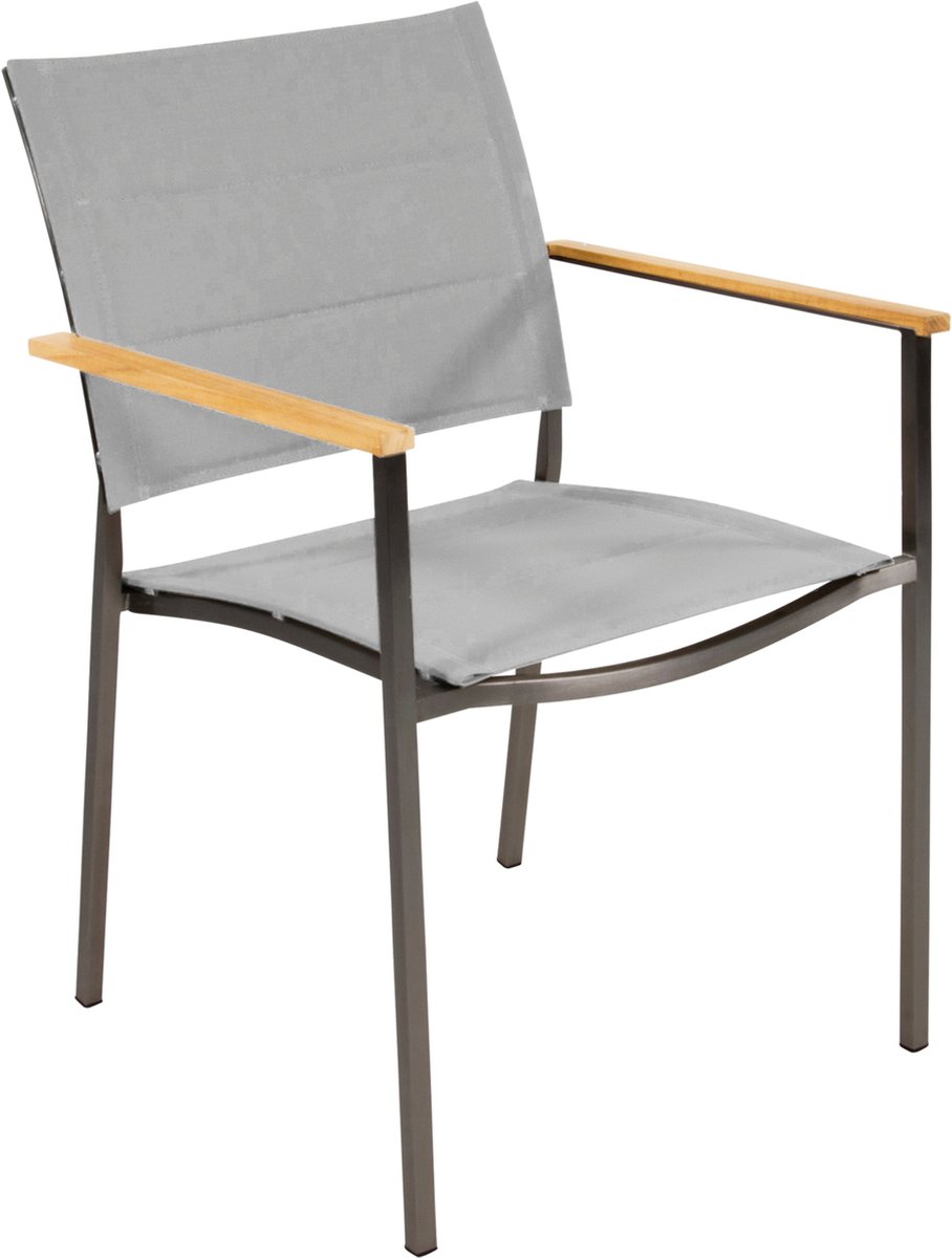 Outdoor Living - Stapelstoel Marmaris RVS taupe