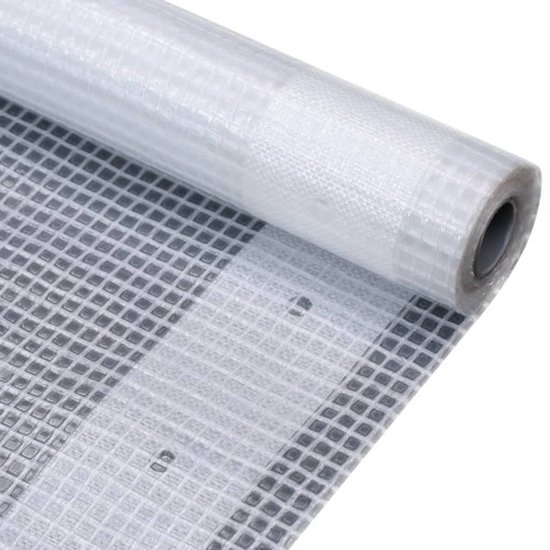 Bâches 2 pcs Leno 260 g/m² 4x8 m blanc