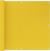 vidaXL-Balkonscherm-90x300-cm-HDPE-geel
