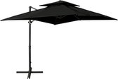 vidaXL-Zweefparasol-met-dubbel-dak-250x250-cm-zwart