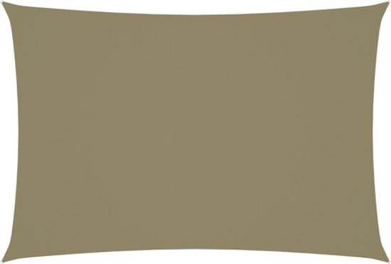 VDXL Zonnescherm rechthoekig 2,5x4,5 m oxford stof beige