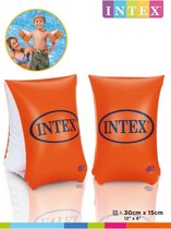 intex - brassards - deluxe - 6 à 12 ans - orange - 18 à 30 kg