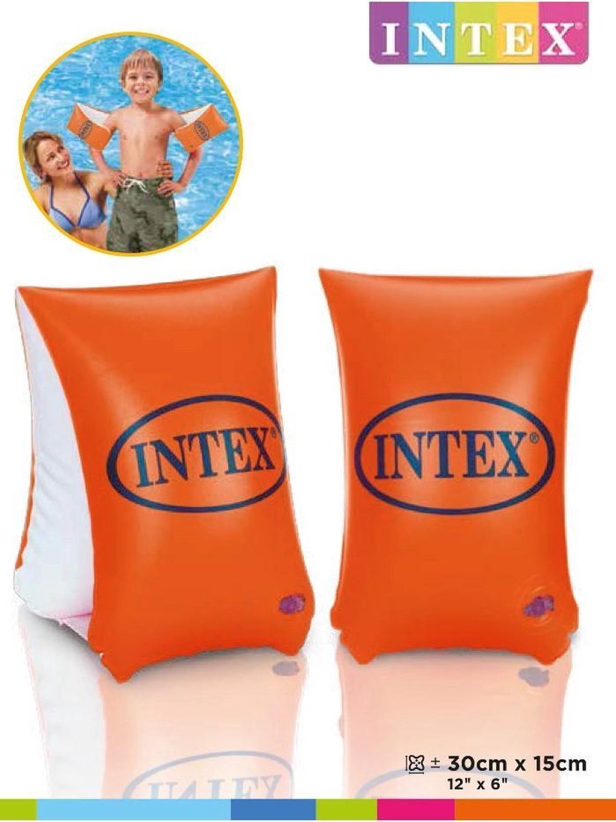 intex - zwembandjes - deluxe - 6 Tot 12 Jaar - oranje - 18 t/m 30 kg