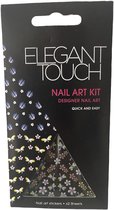 Elegant Touch Nail Art Kit Nagels Stickers 2x velden van 65 stuks(130st)