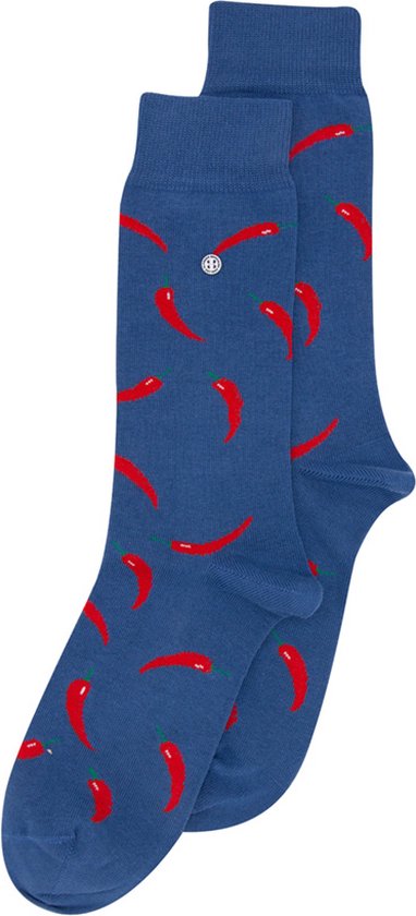 Alfredo Gonzales sokken red peppers blauw - 35-37