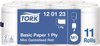 Tork Universal M1 papier 1-laags wit 22cm x 120 meter - Doos 11 rol 120123