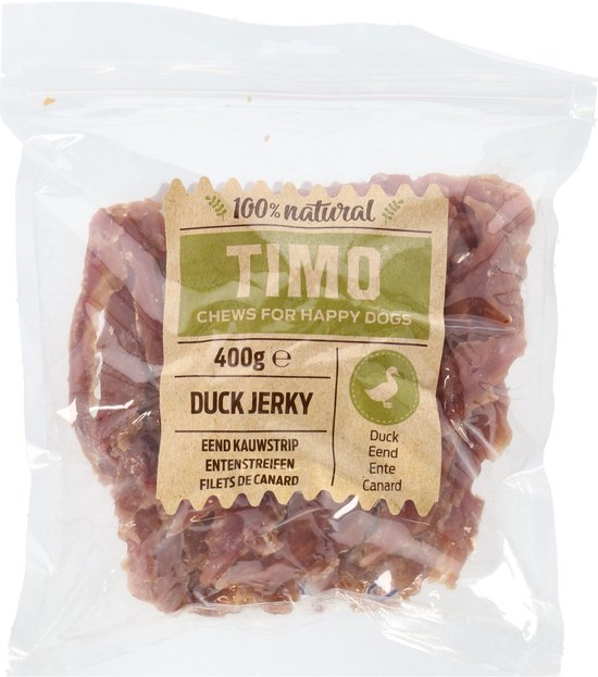 Timo Eend Kauwstrip - Hondensnacks - Eend 400 g