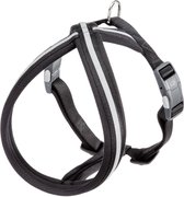 Adori Nylon Soft Harness Cross Black&Reflective - Harnais pour chien - 60-78X2. 0