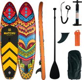 Matchu Sports - SUP board - Stand up paddle board - 320x81x15 - Opblaasbaar - Premium kwaliteit