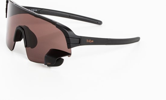 TriEye fietsbrillen met '3e oog' VIEW SPORT HIGH DEFINITION Maat M /  Spiegel links