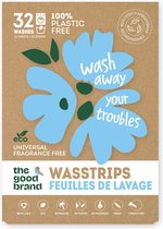 The Good Brand - Wasstrips - 32 wasbeurten - Duurzaam - Plasticvrij - Geurloos