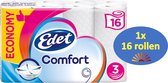 Edet Comfort - Papier toilette 3 épaisseurs - 16 rouleaux