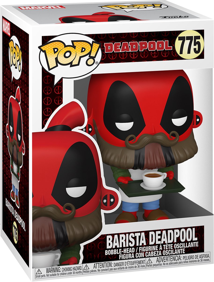 Funko Pop! Marvel: Deadpool 30th Anniversary - Barista Deadpool