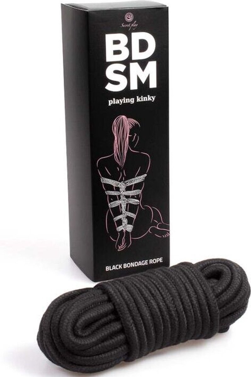 SECRETPLAY 100% FETISH | Secretplay Black Bondage Rope - Bdsm Collection
