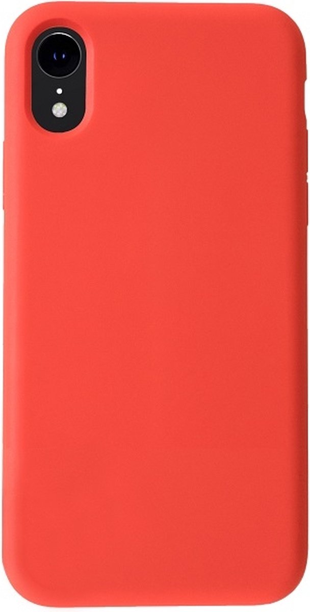 Kmp Silicon Case Iphone Xr Silicone Telefoonhoesje Rood
