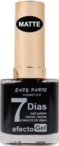 Easy Paris - Nagellak - Mat Zwart - 1 flesje met 13 ml inhoud - Nummer 062