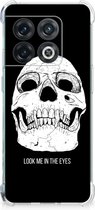 Beschermhoes OnePlus 10 Pro Telefoon Hoesje met doorzichtige rand Skull Eyes