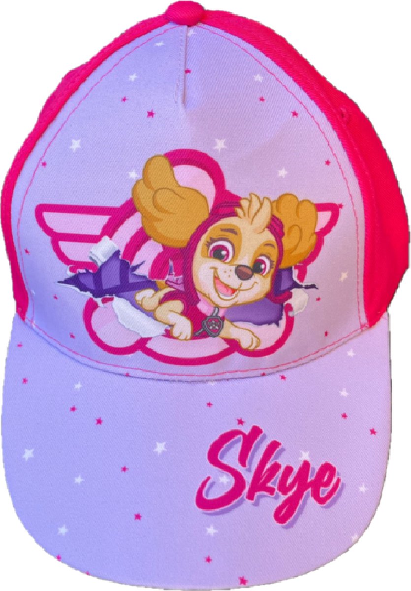 Nickelodeon - Paw Patrol Cap - Pet - Meisjes - Lila & Fuchsia - Maat 52 cm
