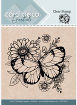 Card Deco Essentials Clear Stamps - CDECS 087 Butterfly Flower