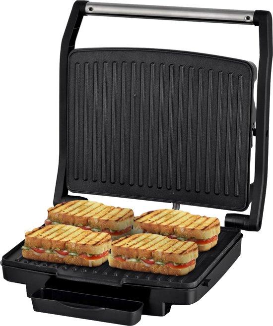 COOK-IT XL Tosti IJzer - Temperatuurregeling - Cool Touch - 1800W | bol.com