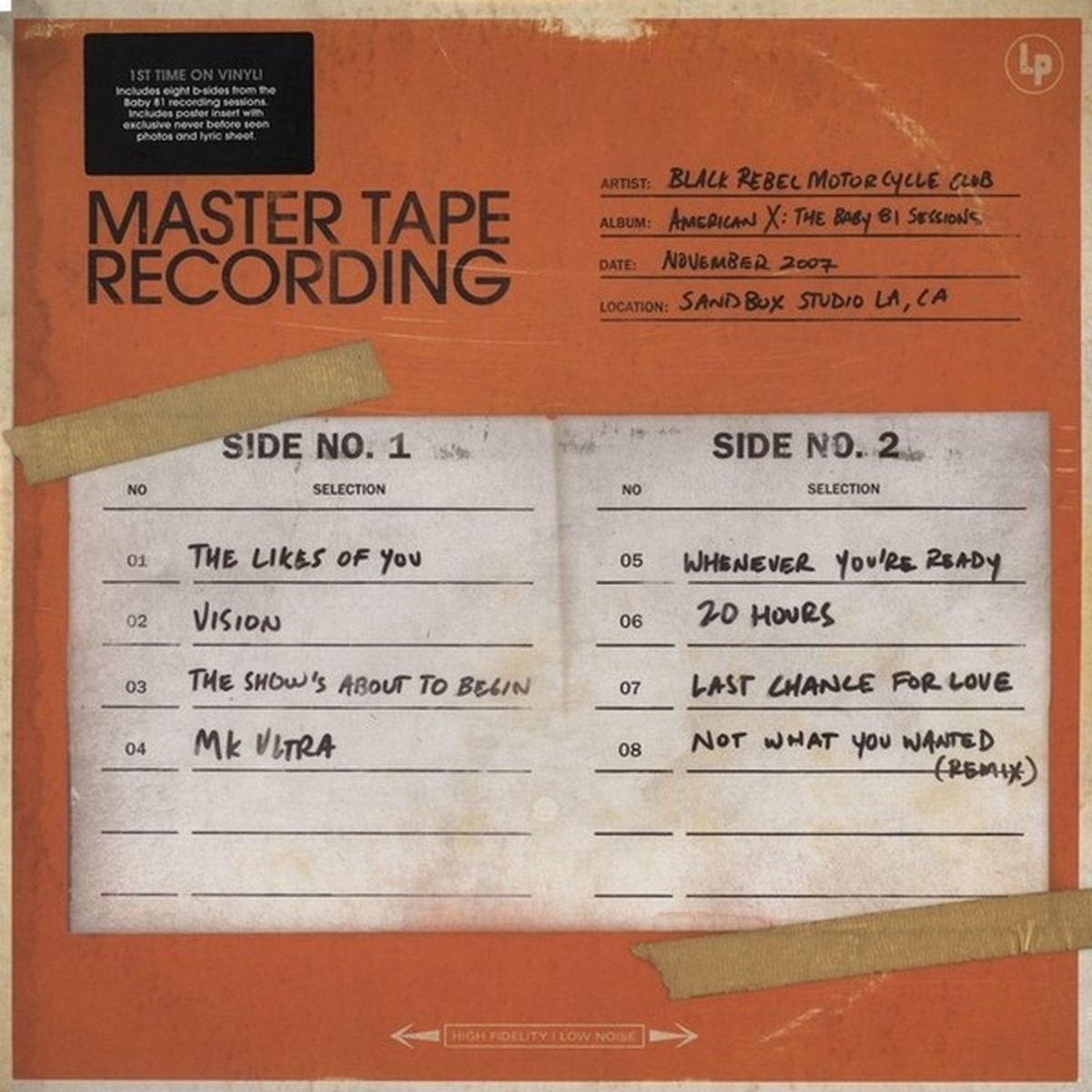 Black Rebel Motorcycle Club - American X: Baby 81 Sessions (LP)