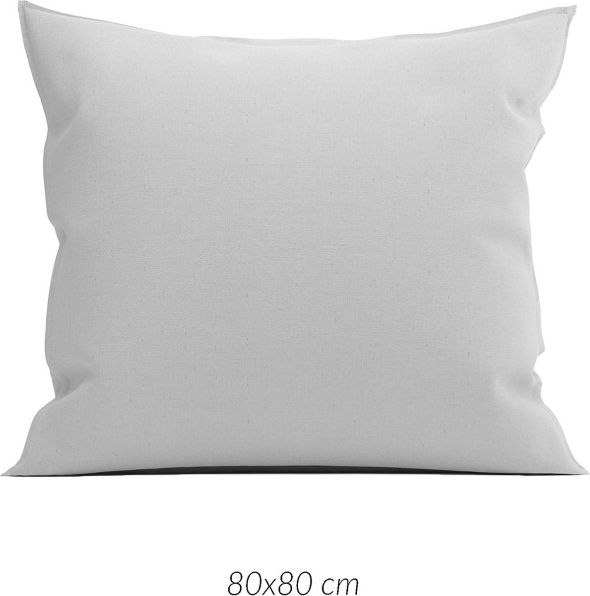 Heckettlane Franela Kussensloop - Grijs - 80x80cm - Grijs