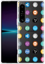 Sony Xperia 1IV Hoesje Cryptocurrency Designed by Cazy