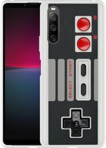 Sony Xperia 10 IV Hoesje Retro Controller Classic - Designed by Cazy